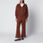 Pantalone Viera rosso in cotone e cashmere