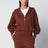 Brown cotton hoodie