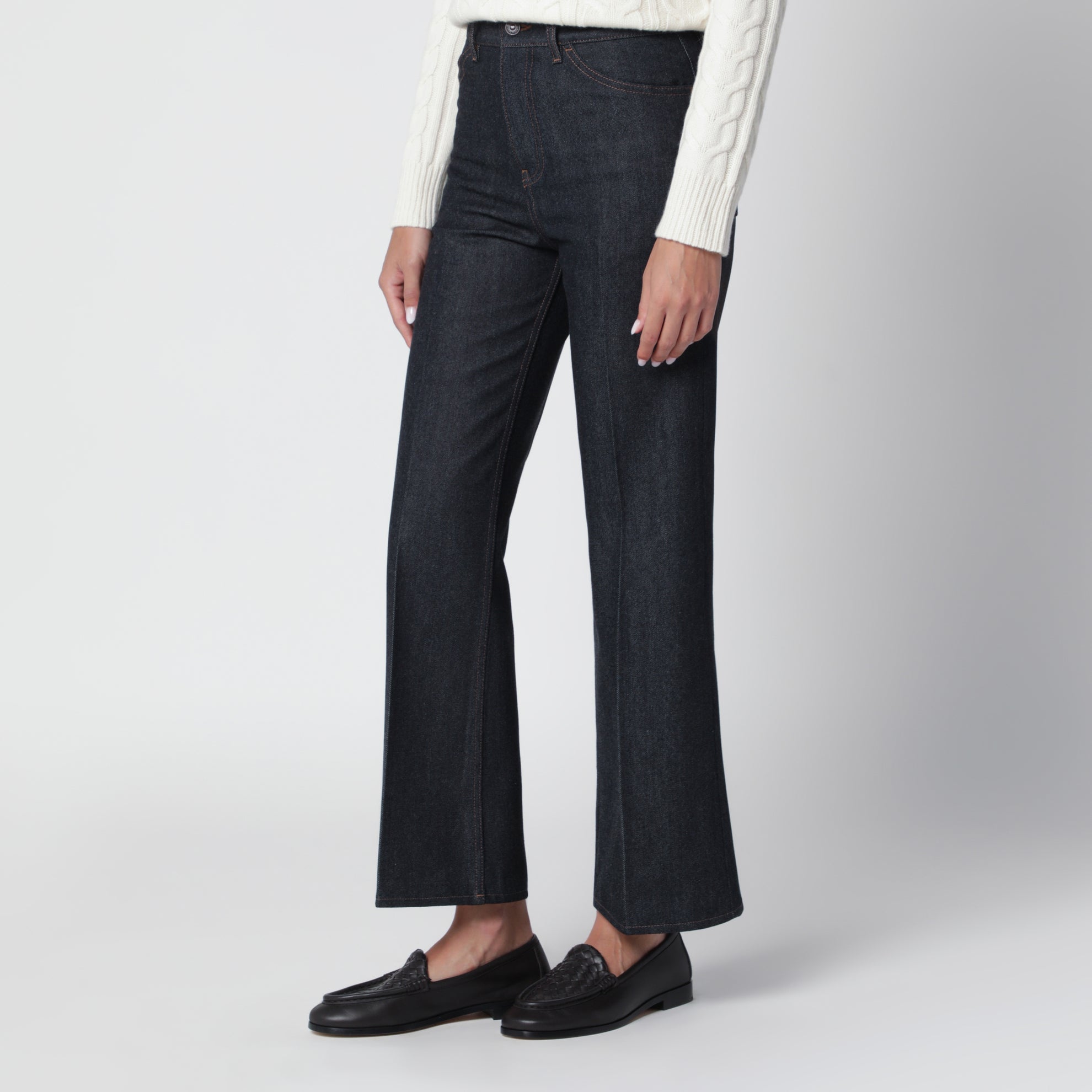 Classic dark denim jeans