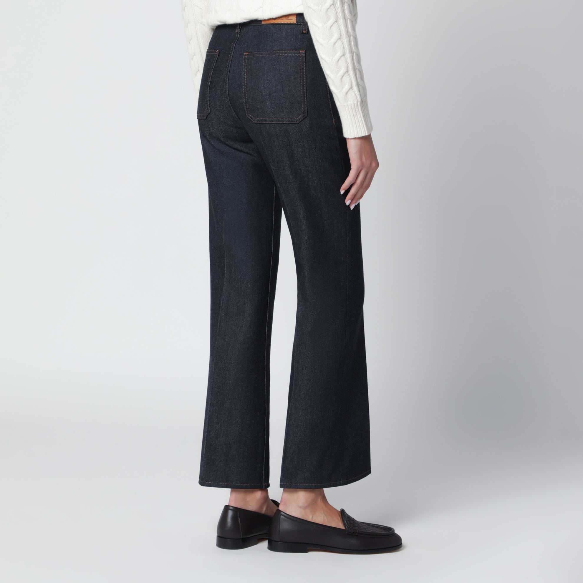 Classic dark denim jeans