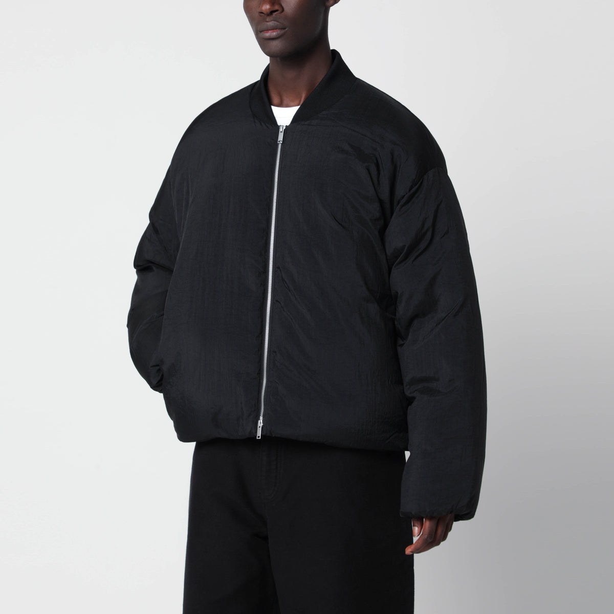 Bomber Frye nero in nylon