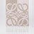 Sciarpa jacquard Anagram in lana e cashmere rosa / beige