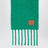 Sciarpa bicolore verde/blu in alpaca e lana
