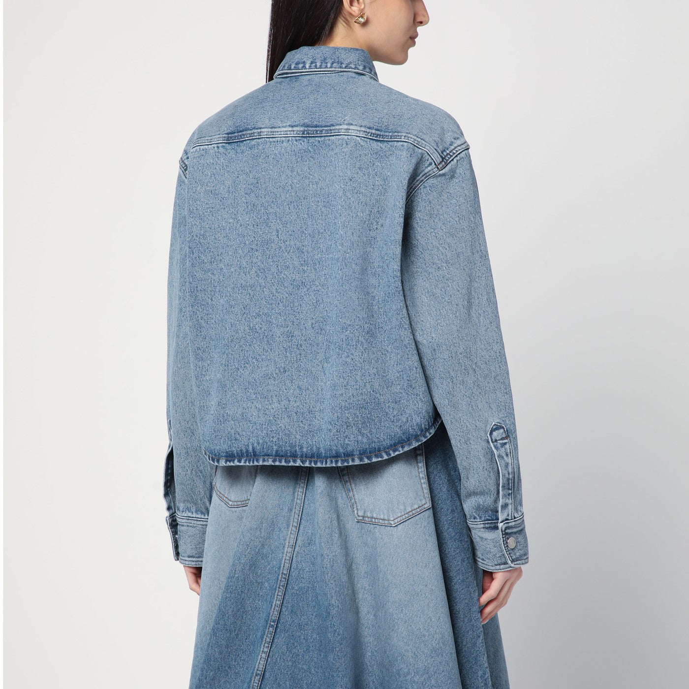 Jeansbluse Ami De Coeur aus Denim