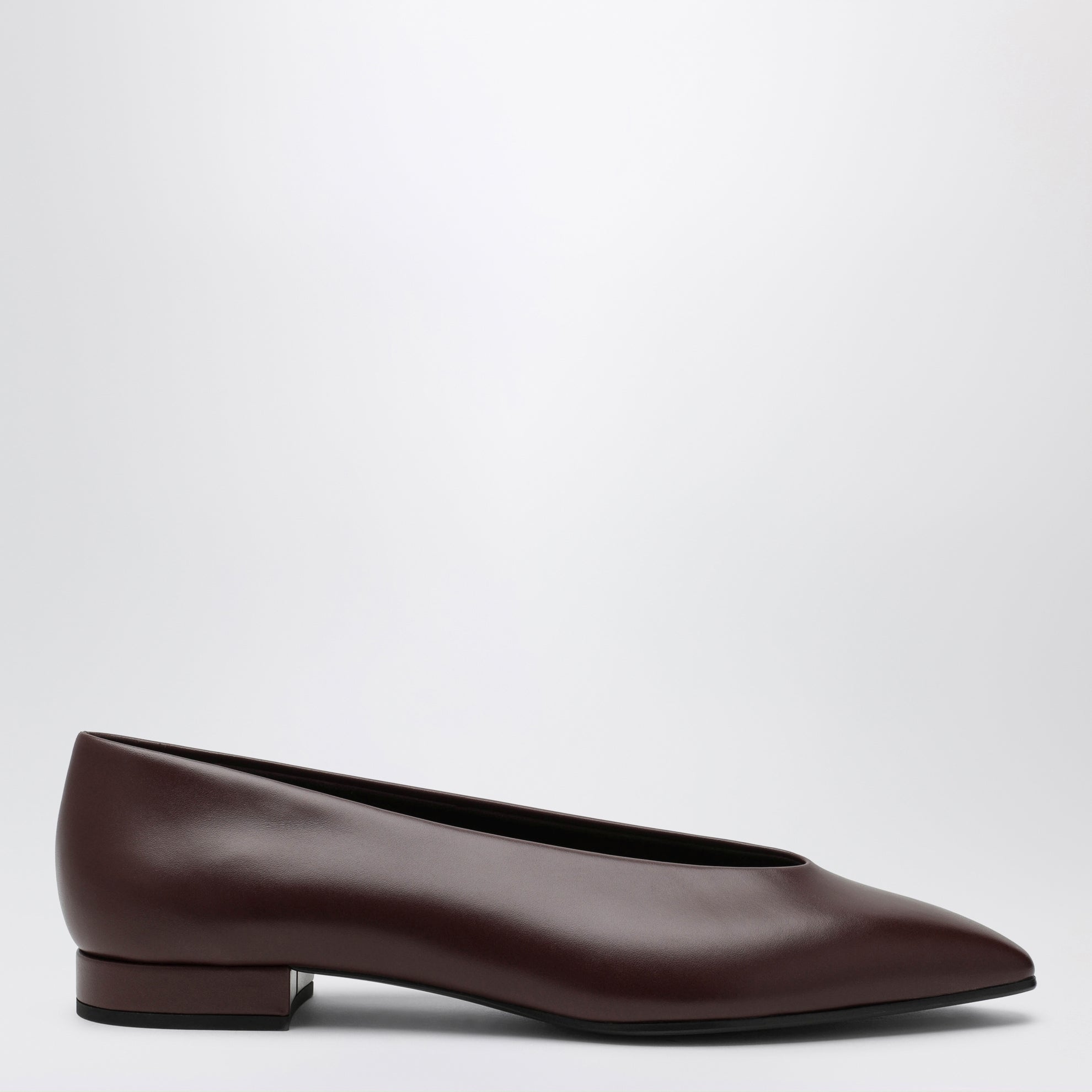 Ballerines Rebecca marron en cuir