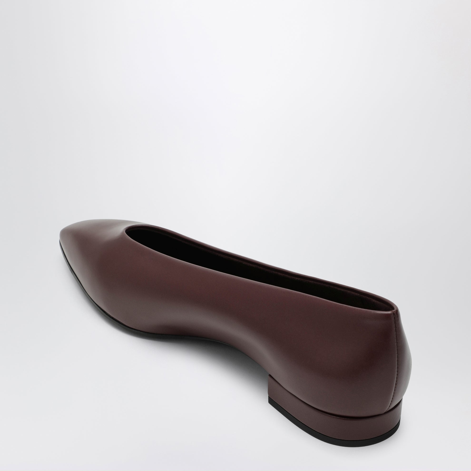 Ballerines Rebecca marron en cuir