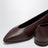 Ballerines Rebecca marron en cuir