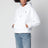 Weißes Ami de Coeur Kapuzen-Sweatshirt aus Baumwolle