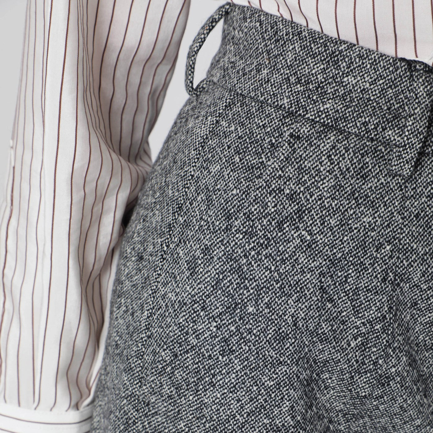 Gepunktete Wollmischhose