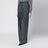 Pantalon large gris foncé à rayures