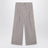 Shorts in popeline rigato in cotone e seta multicolore