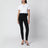 Schwarze Leggings aus Stretch-Jersey
