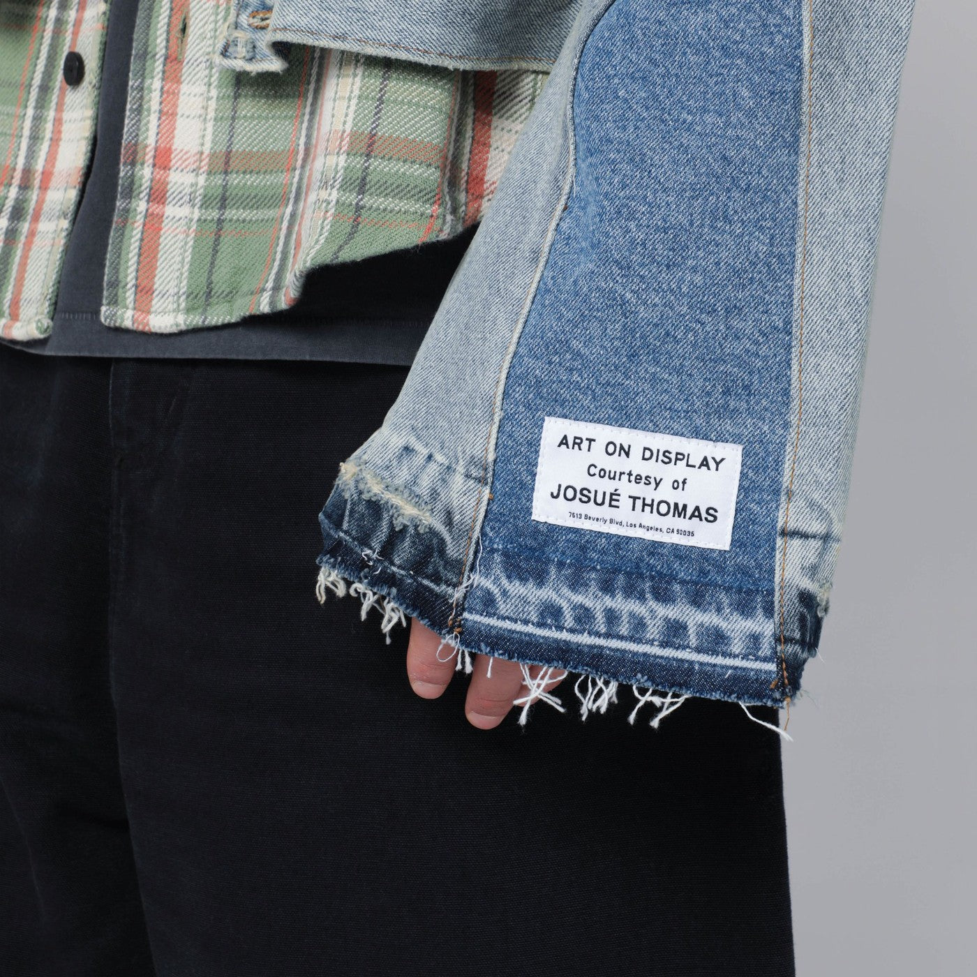 Indigoblaue Denimjacke