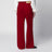 Jeans in twill di cotone rosso rubino