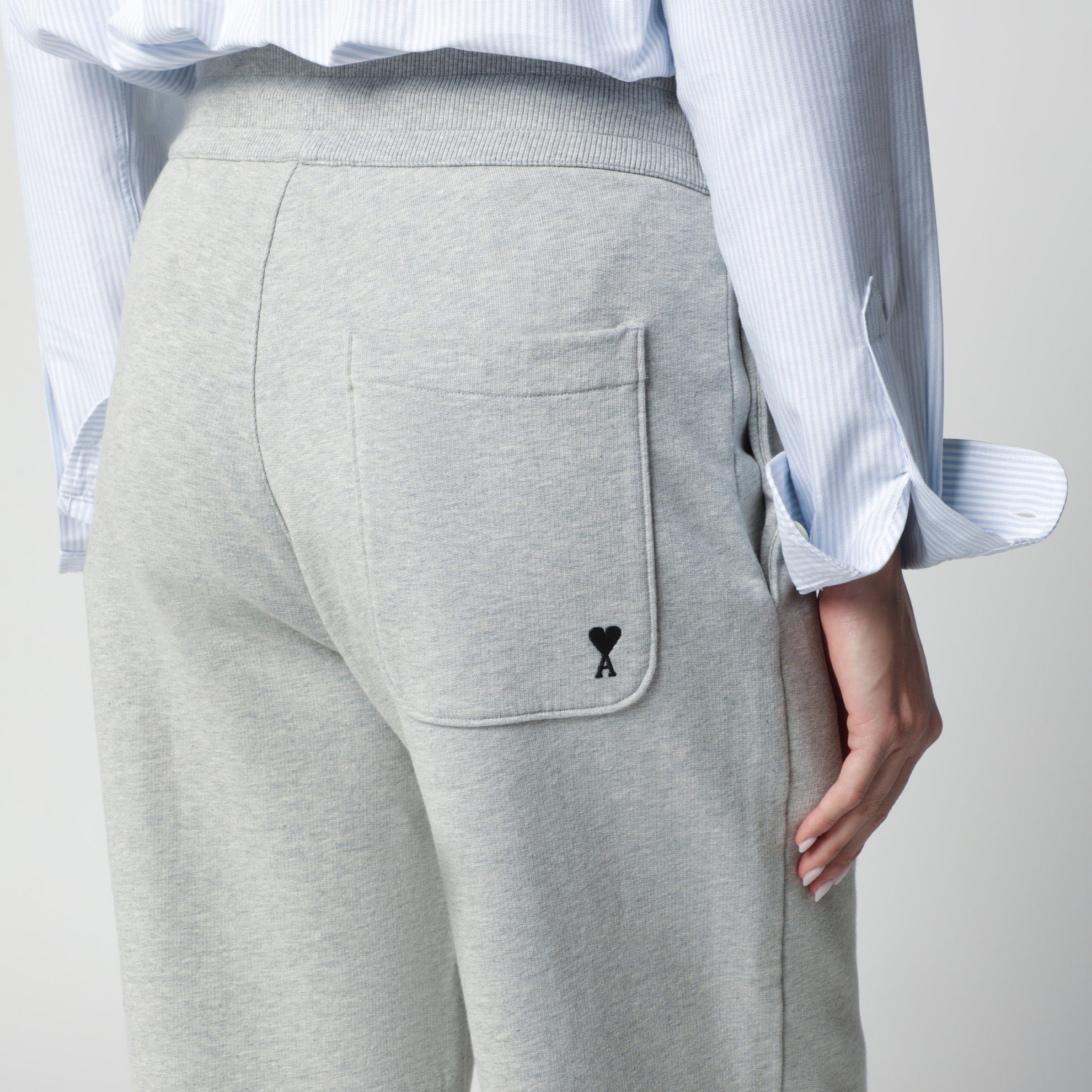 Pantalone jogging Ami de Coeur grigio 