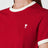 T-shirt Ami de Cœur rosso rubino in cotone