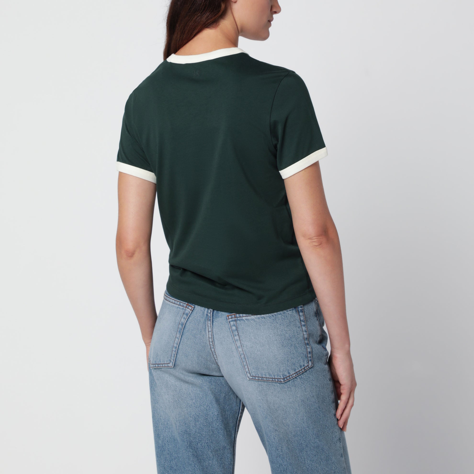 T-shirt Ami de Cœur en coton vert