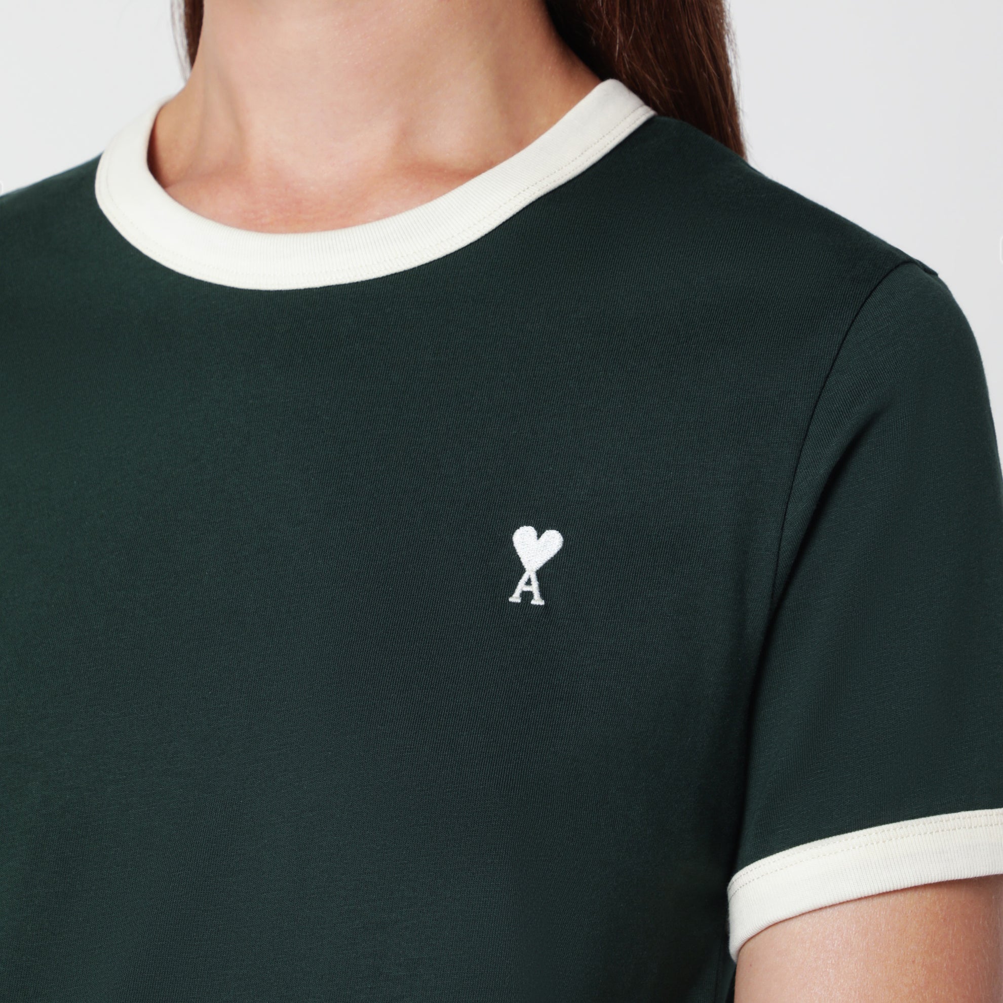 T-shirt Ami de Cœur en coton vert