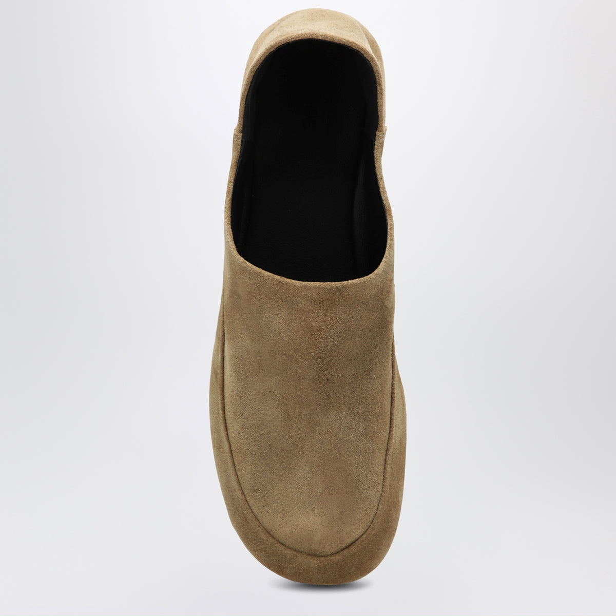 Slipper Floor beige in pelle scamosciata