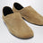 Slipper Floor beige in pelle scamosciata