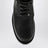 Dark green high combat boots
