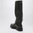 Dark green high combat boots