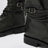Dark green high combat boots
