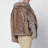 Poncho Brigitte en fausse fourrure effet loup