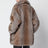 Brigitte coat in wolf-effect faux fur