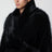 Manteau croisé Jackie noir avec ceinture