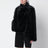 Schwarze Jackie Jacke aus Kunstpelz