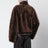 Schwarz/braune Susan Jacke aus Kunstpelz