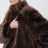 Schwarz/braune Susan Jacke aus Kunstpelz