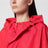 Coupe-vent zippé rouge
