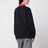 Polo oversize noir/rouge en coton