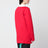 Polo oversize rouge/blanc en coton
