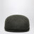 Moss green wool felt flat cap