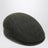 Moss green wool felt flat cap