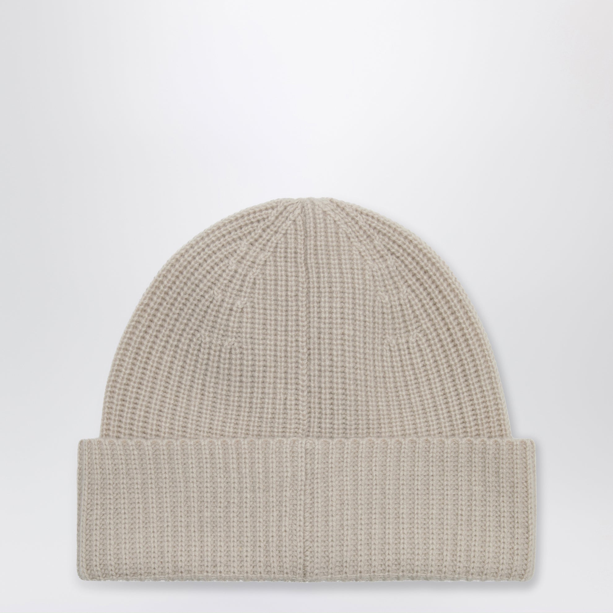 Bonnet Sergio crème toffee en cachemire