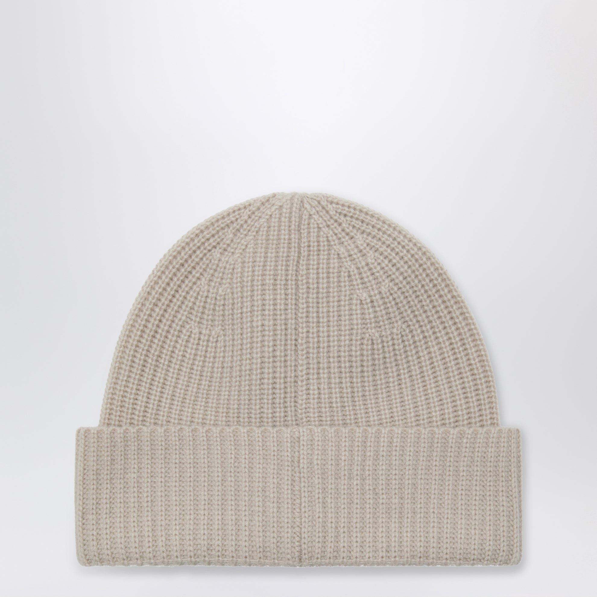 Bonnet Sergio crème toffee en cachemire