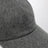 Grey melange cashmere baseball cap