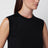 Top nero in cashmere e seta