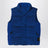 Elektrisch blauer Reißverschlussgilet