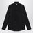 Camicia tuxedo Fit Gold in popeline di cotone nera