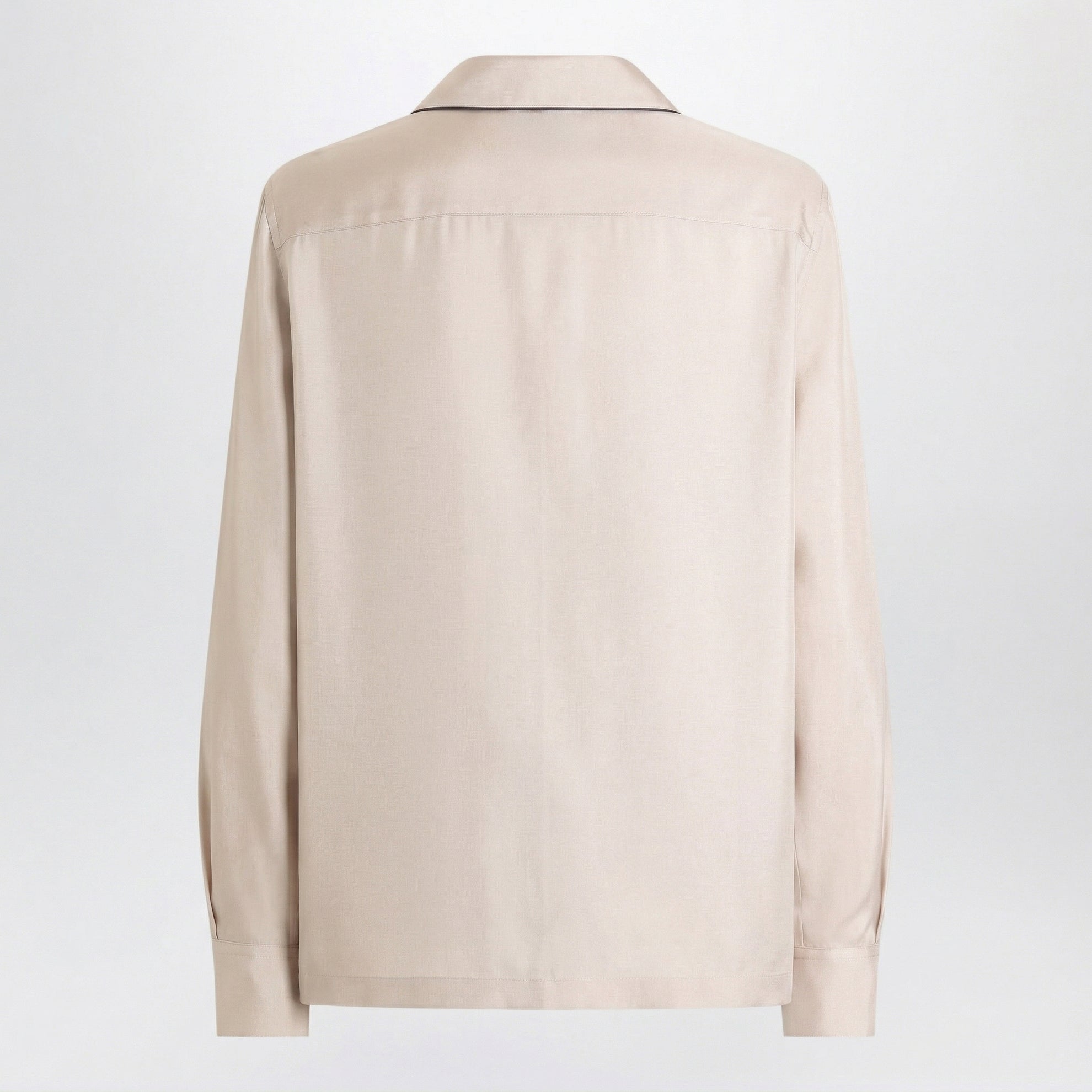Camicia in seta con ricamo