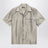 Camicia bowling in seta beige