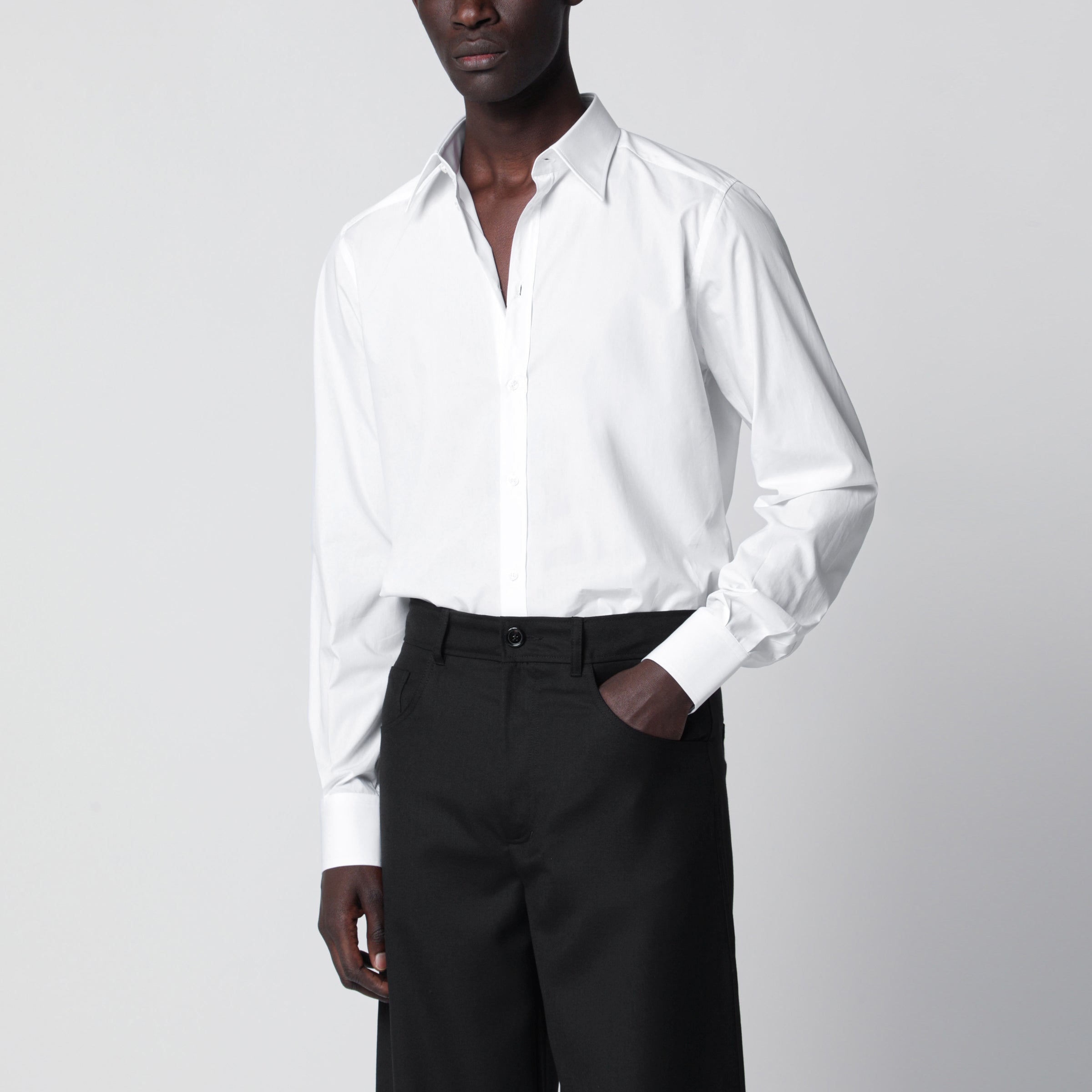 Dolce&Gabbana Martini white cotton poplin shirt | TheDoubleF
