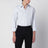 Camicia con doppio colletto bianca a righe