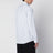 Camicia con doppio colletto bianca a righe