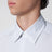 Camicia con doppio colletto bianca a righe